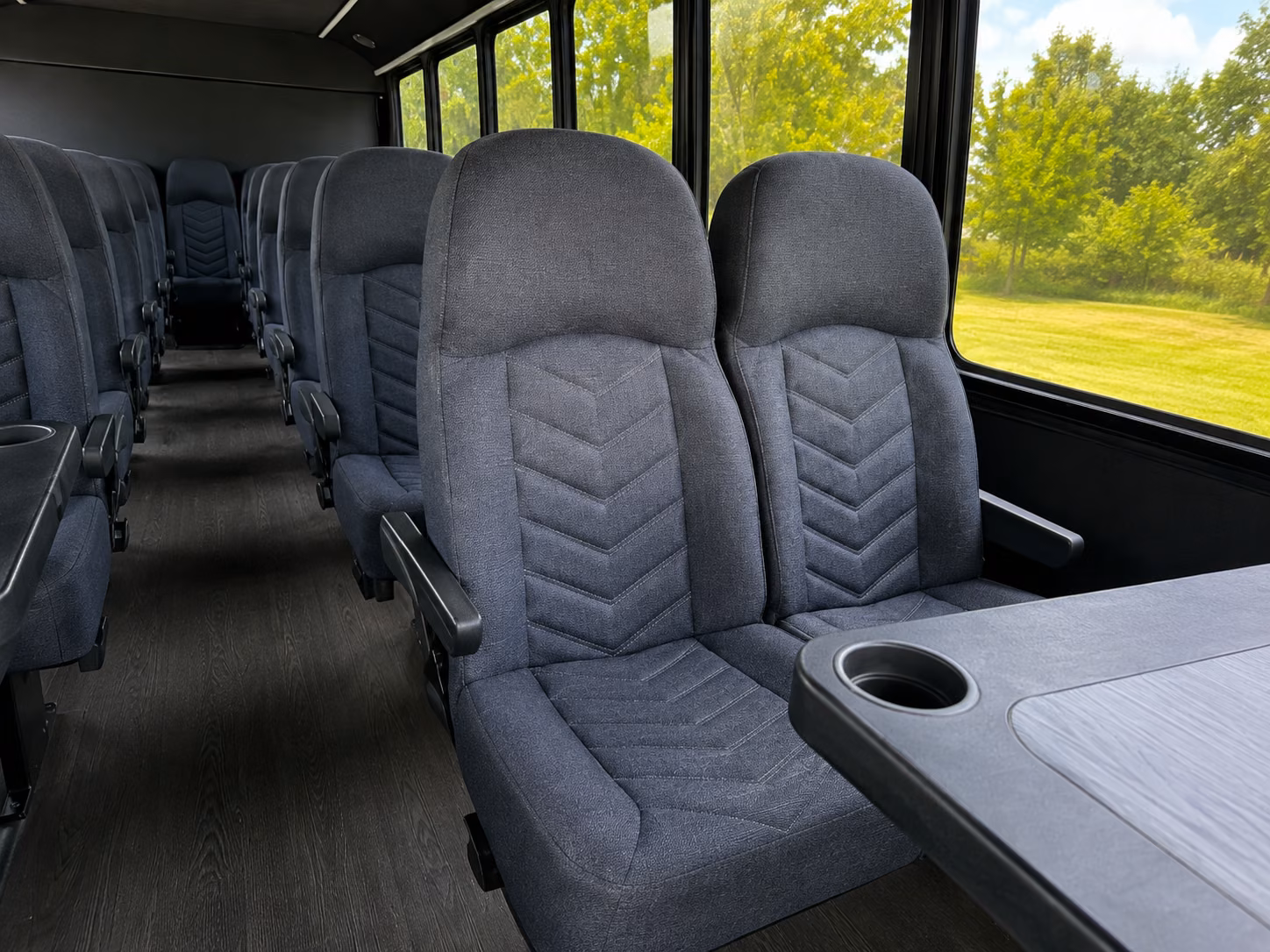 waterbury concert transportation onboard seating